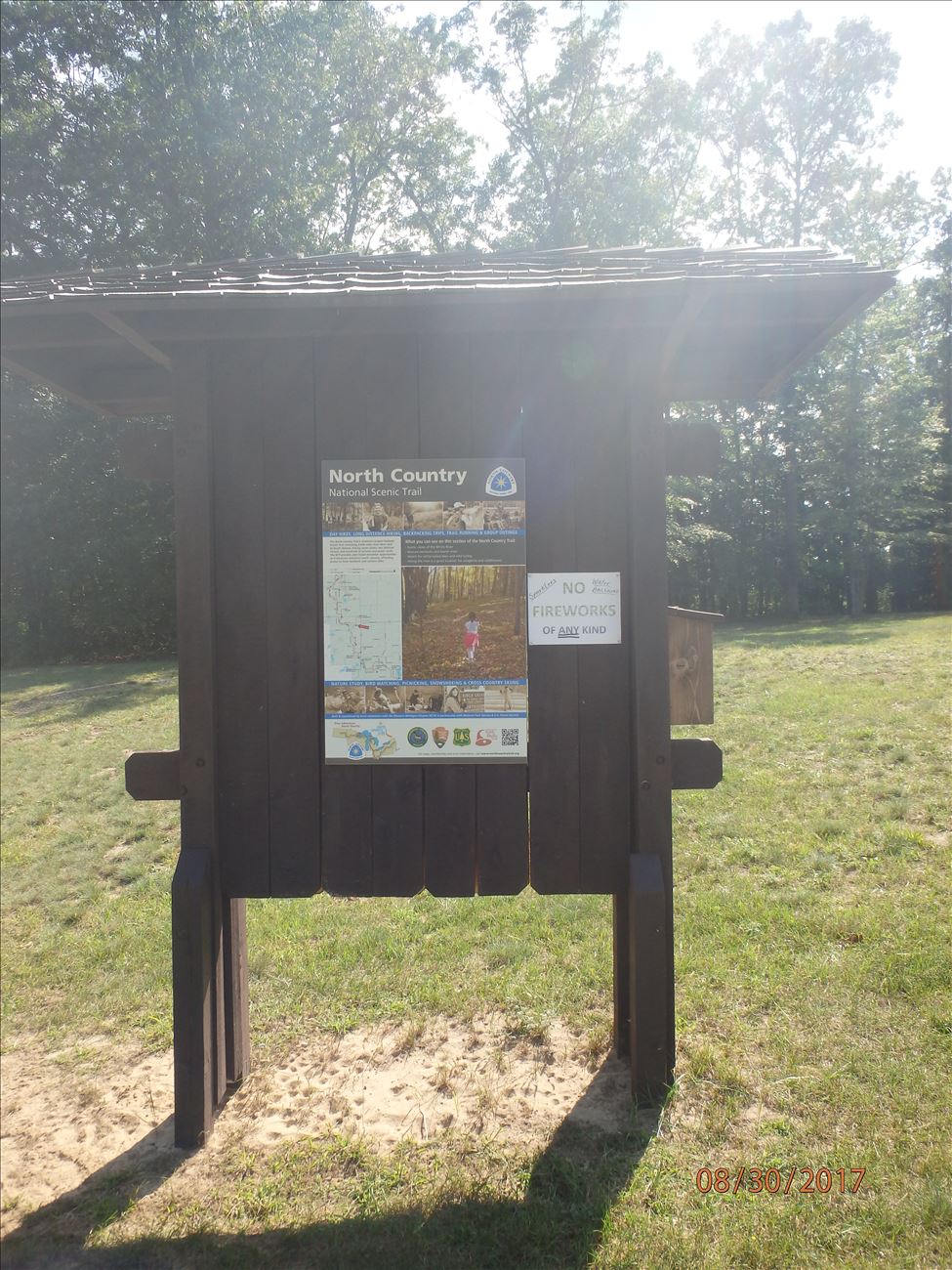 North Country Connector Trail Information Kiosk North Country Connector Trail Information Kiosk